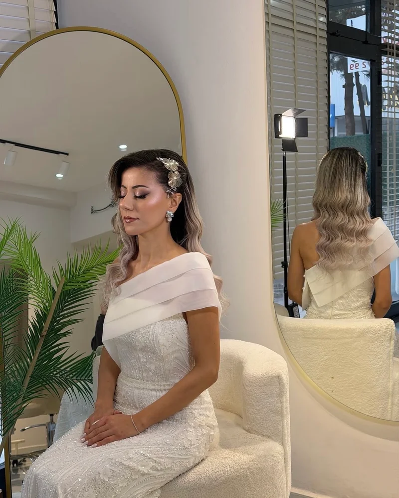 Tokat hollywood waves gelin saçı — Hülya Hair & Beauty Studio Turhal
